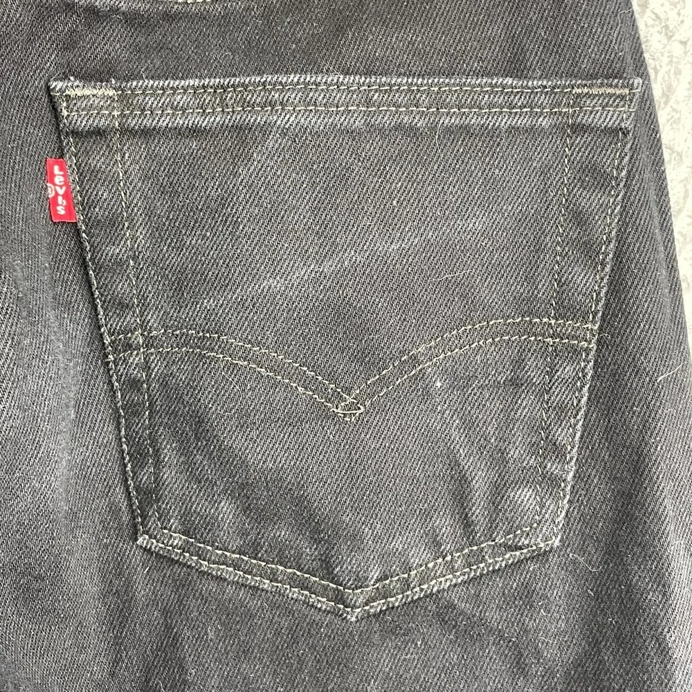 Levi's 505 Jeans Mens 30x30*‎ Black Dark Wash Denim Workwear Streetwear Rodeo